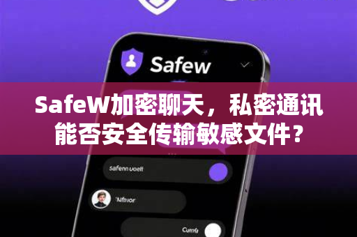 SafeW加密聊天，私密通讯能否安全传输敏感文件？
