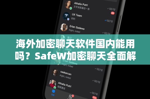 海外加密聊天软件国内能用吗？SafeW加密聊天全面解析