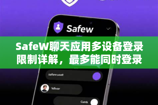 SafeW聊天应用多设备登录限制详解，最多能同时登录几个设备？
