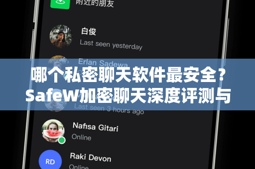 哪个私密聊天软件最安全？SafeW加密聊天深度评测与安全分析