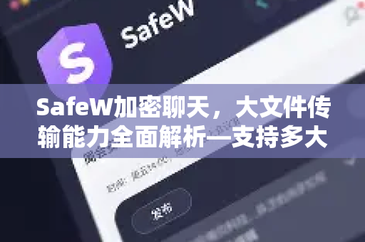 SafeW加密聊天，大文件传输能力全面解析—支持多大内存？