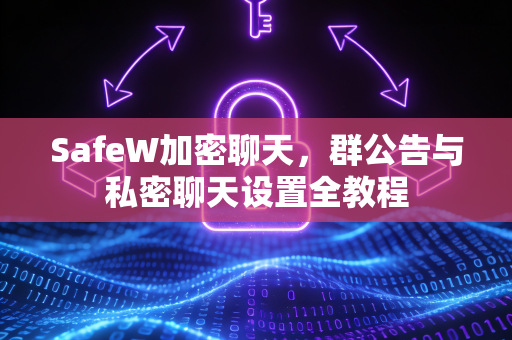 SafeW加密聊天，群公告与私密聊天设置全教程