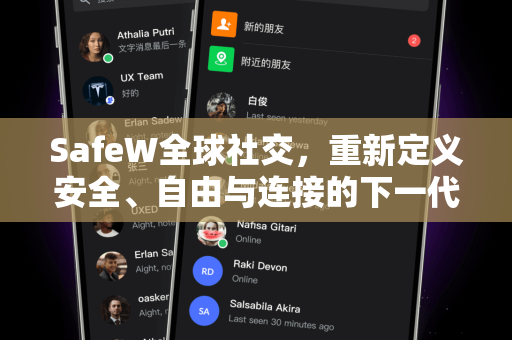 SafeW全球社交，重新定义安全、自由与连接的下一代聊天应用