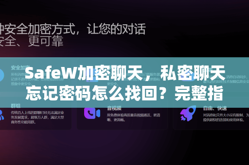 SafeW加密聊天，私密聊天忘记密码怎么找回？完整指南与常见问题解答