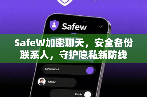 SafeW加密聊天，安全备份联系人，守护隐私新防线