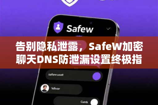 告别隐私泄露，SafeW加密聊天DNS防泄漏设置终极指南