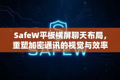 SafeW平板横屏聊天布局，重塑加密通讯的视觉与效率新标杆