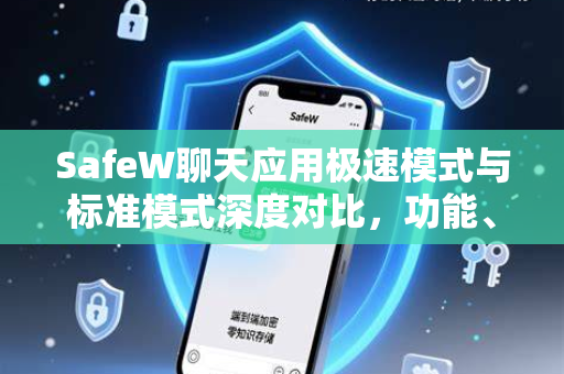 SafeW聊天应用极速模式与标准模式深度对比，功能、速度与安全差异详解