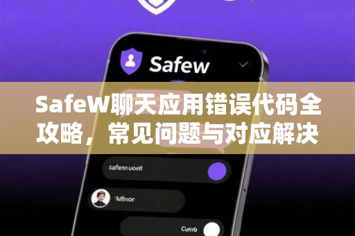 SafeW聊天应用错误代码全攻略，常见问题与对应解决方案