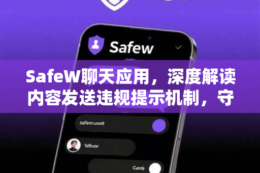 SafeW聊天应用，深度解读内容发送违规提示机制，守护您的每一句对话