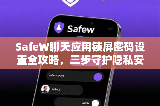 SafeW聊天应用锁屏密码设置全攻略，三步守护隐私安全